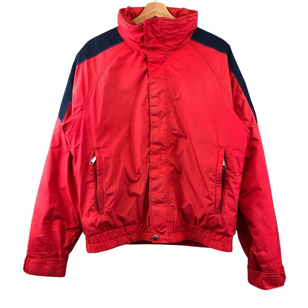 Vintage 80s North Face Extreme Gore‎ Tex Hooded Red Jacket M